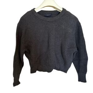 Zara Knit | Size M Grey Winter Sweater Long Sleeve Crew Neck